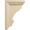 Ekena Millwork 2 1/2"W x 4"D x 6"H Small Thompson Wood Bracket, Rubberwood BKTW02X04X06TMRW - alternate 3